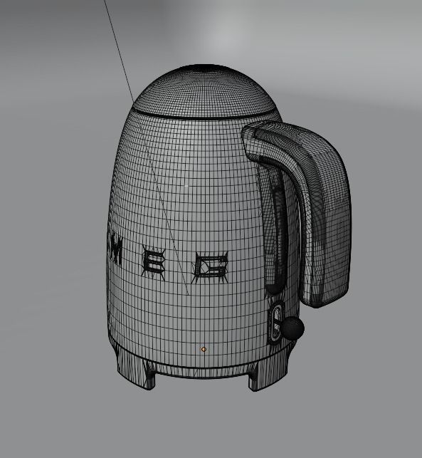 SMEG Kettle 3D model_4