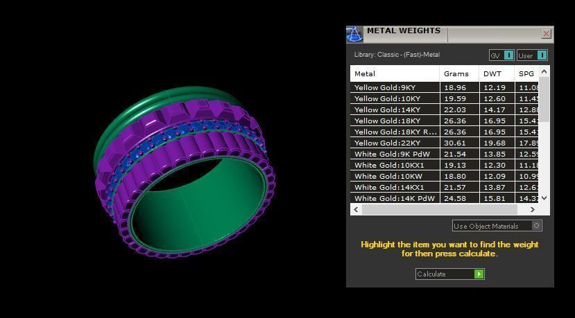 Rings 3D print model_4