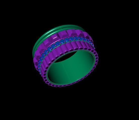 Rings 3D print model_2