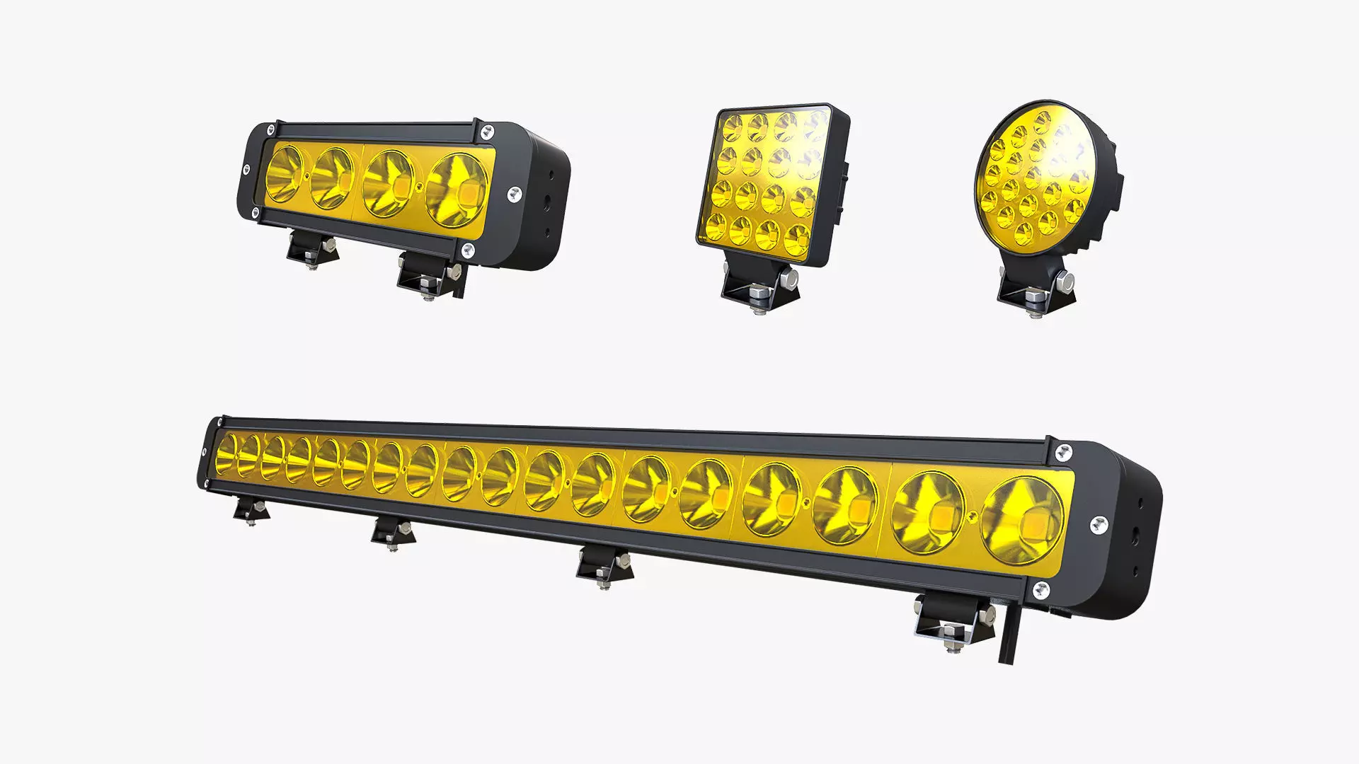 Amber LED Light Bars Collection _0