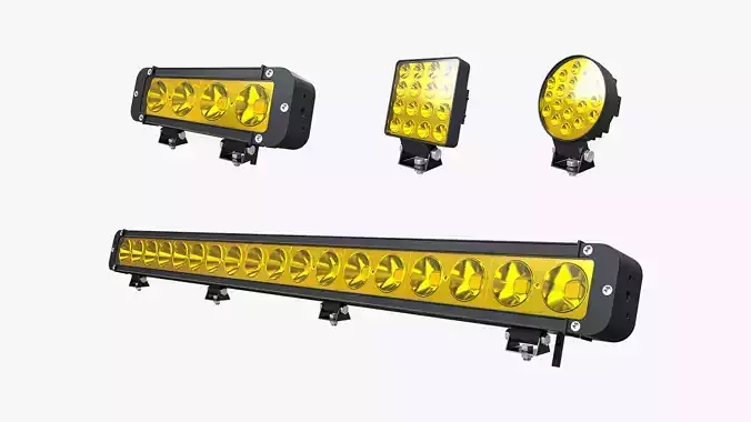 Amber LED Light Bars Collection Amber LED Light Bars Collection