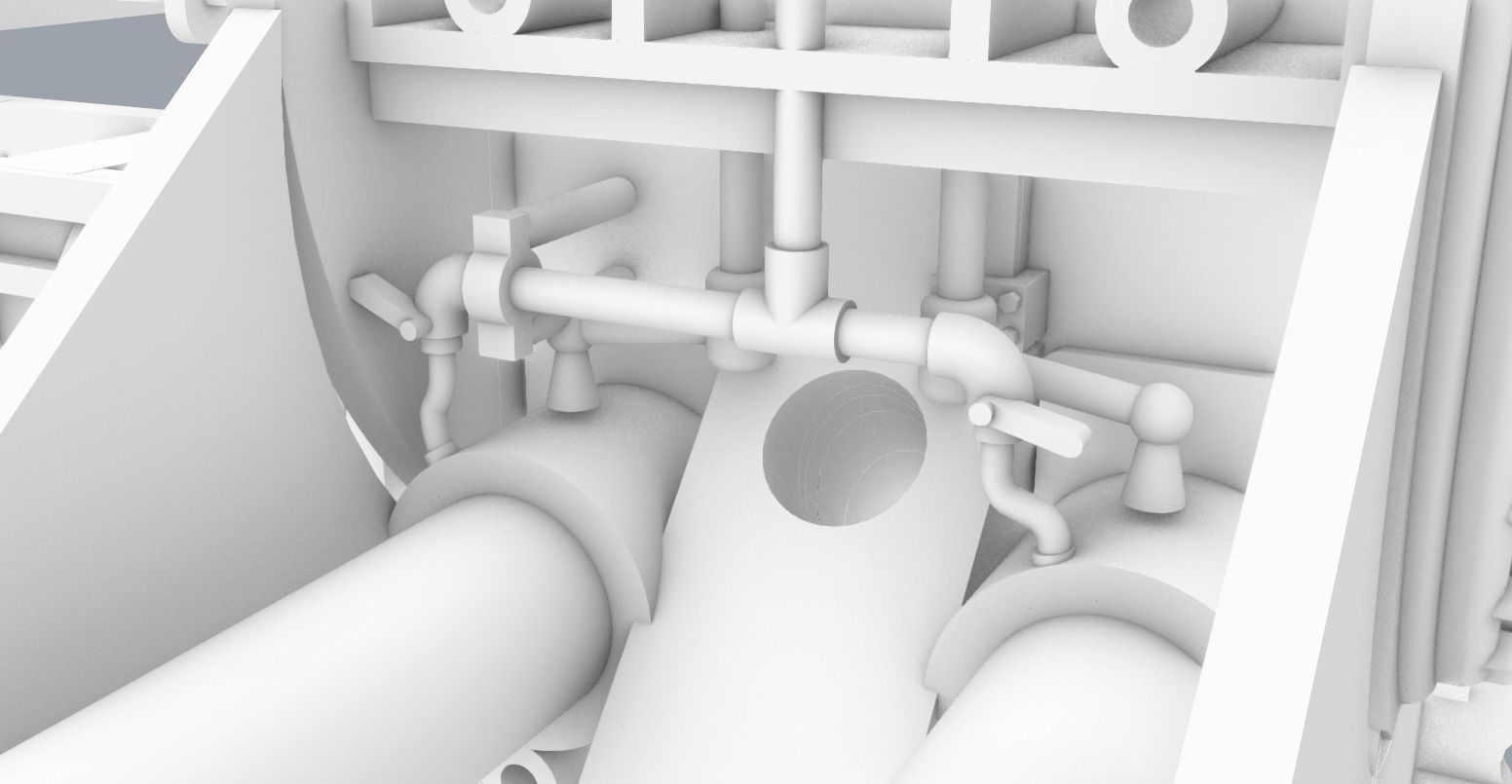 Historic Naval Weapons Set PM - 5 Weapon Models 3D print model_31