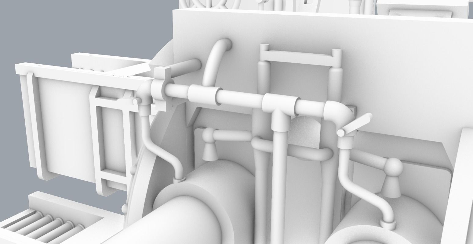 Historic Naval Weapons Set PM - 5 Weapon Models 3D print model_32