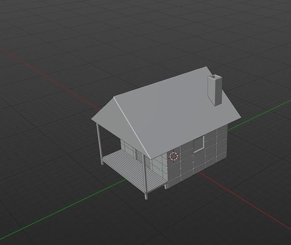 Stone Cabin sort of 3D print model