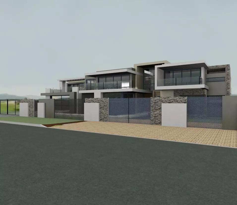 Residential house 3D print model