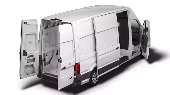 MAN TGE Panel Van L3H3 HQ Interior 2023