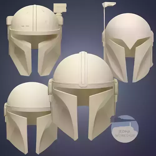 Mandalorian Bundle - Din Djarin Paz Vizsla Bo-Katan Mando Grunt 3D print model