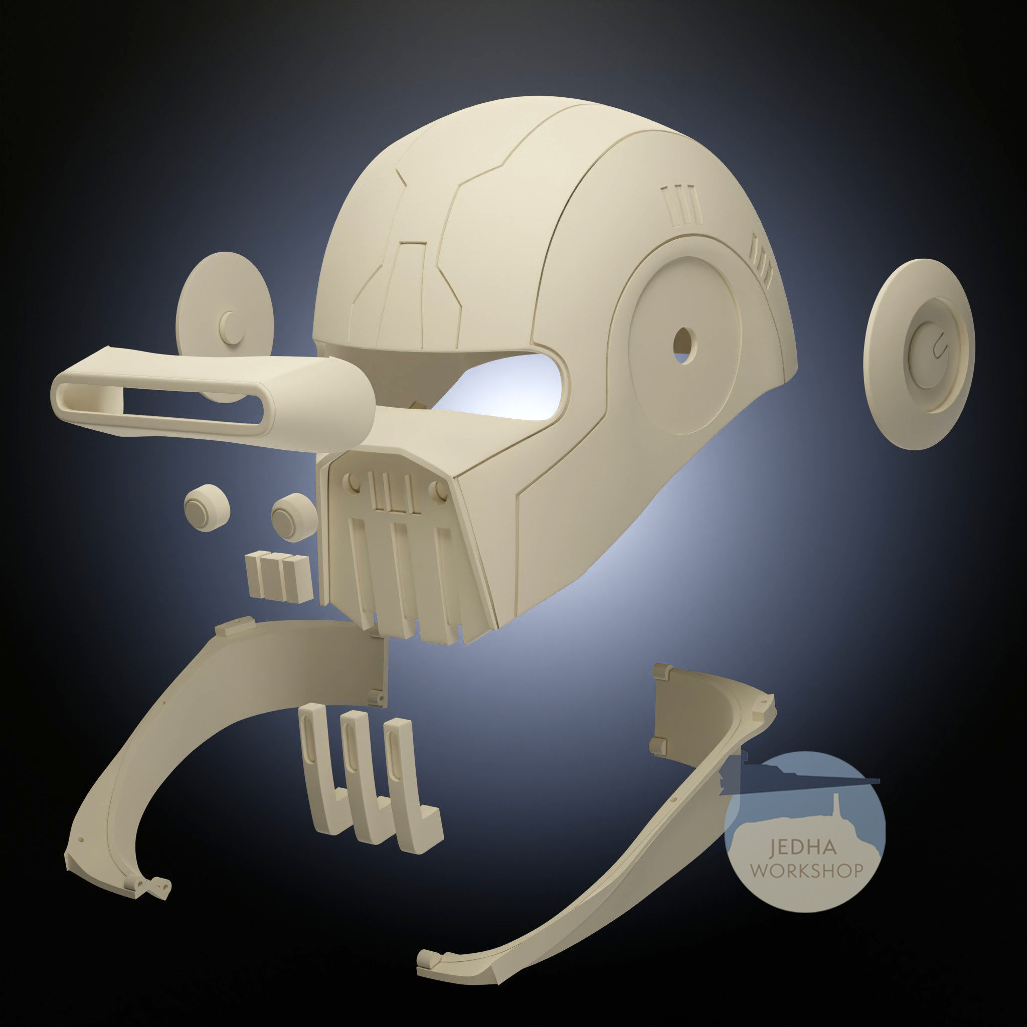 Clone Wars Bundle - Clone Phase II Young Boba Fett Ventress 3D print model_7