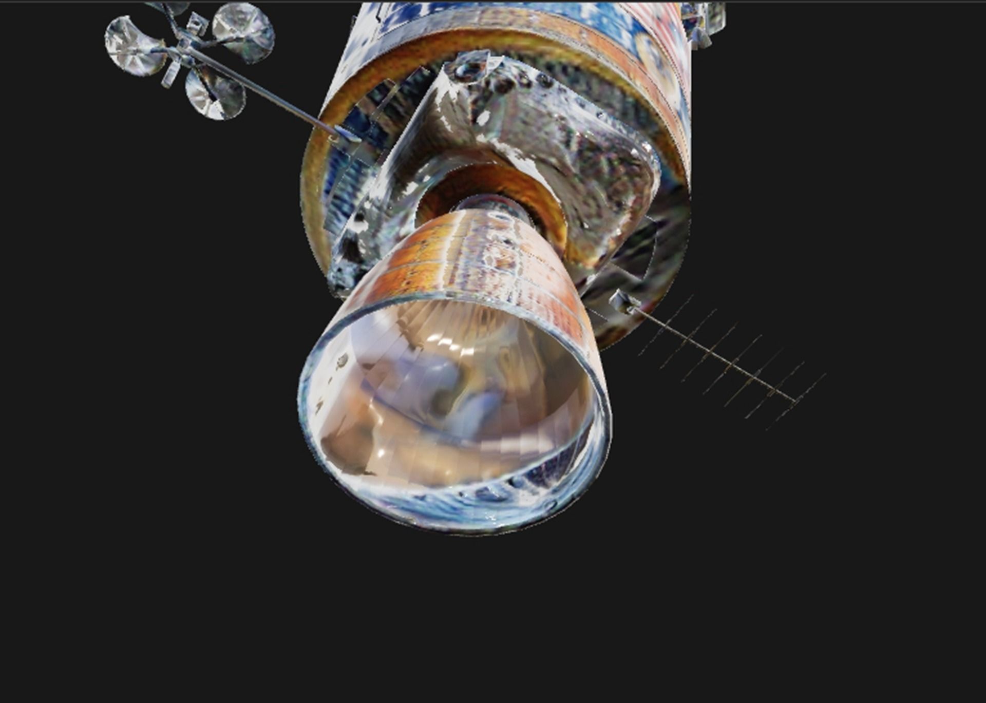 Apollo Space Capsule 3D model Low-poly 3D model_2