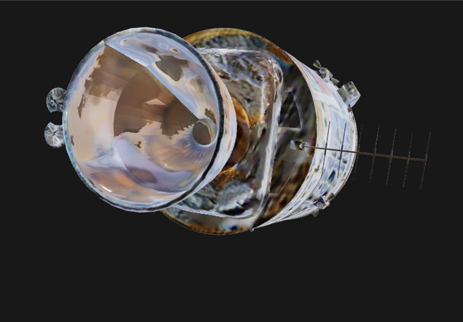 Apollo Space Capsule 3D model Low-poly 3D model_3