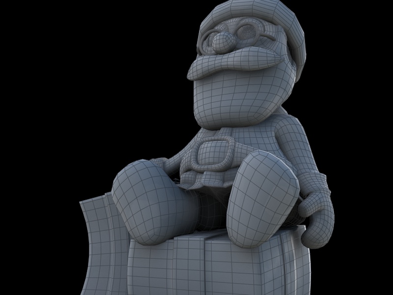 Pose 06 - Santa on the Gifts 3D print model_3