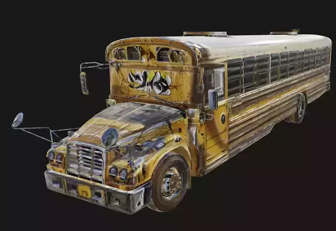 Medieval School Bus