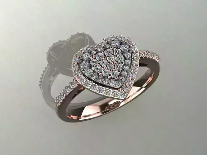 Heart Gold Ring
