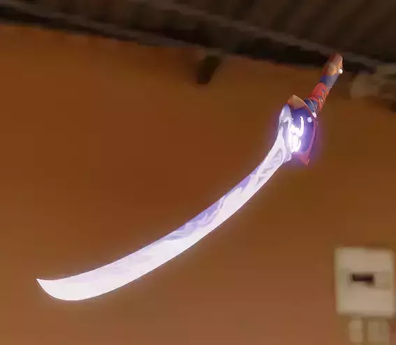 Genshin Impact - Musou no Hitotachi - Raiden Sword Blender3D  3D model