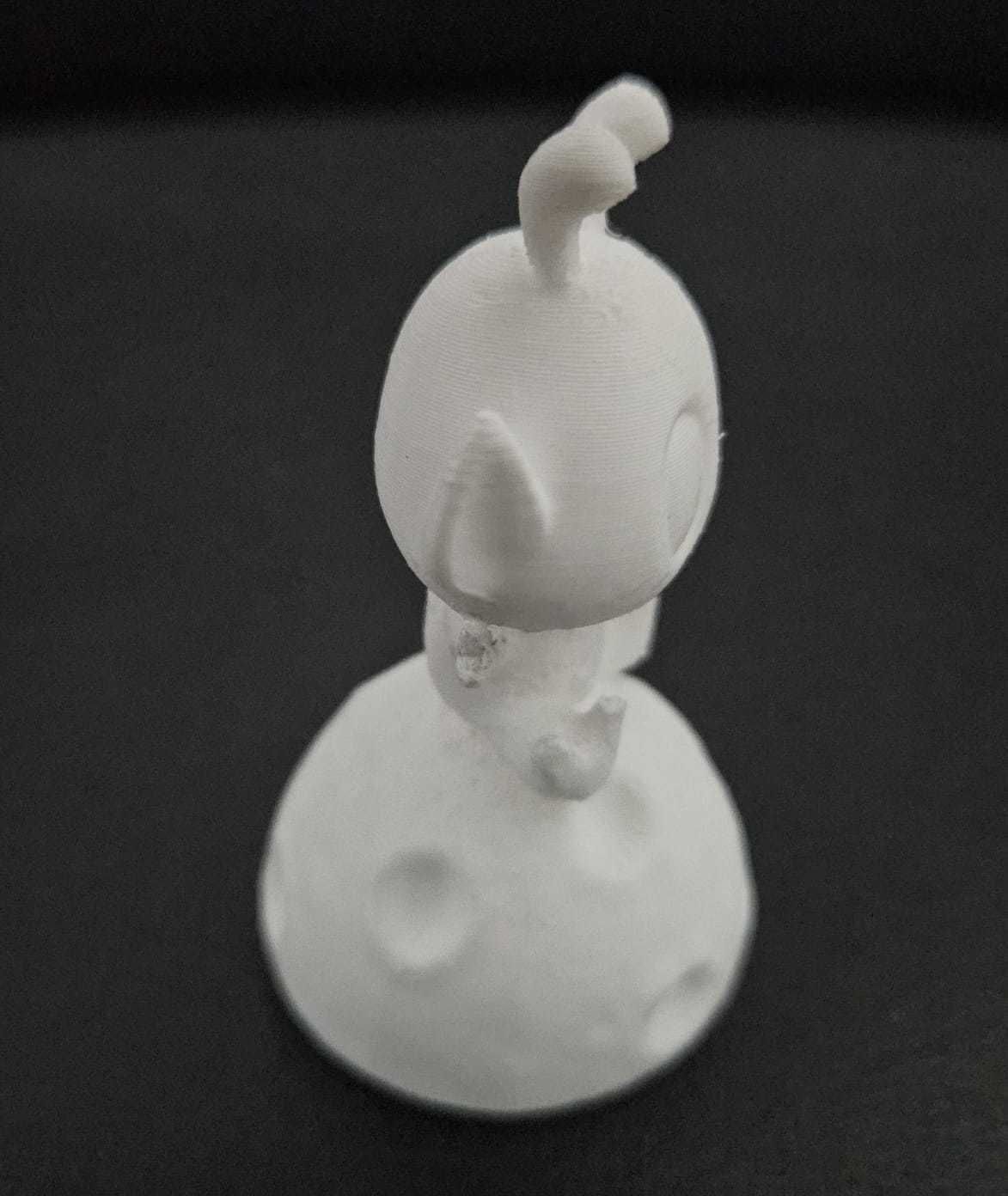 Alien on Moon 3D print model_7