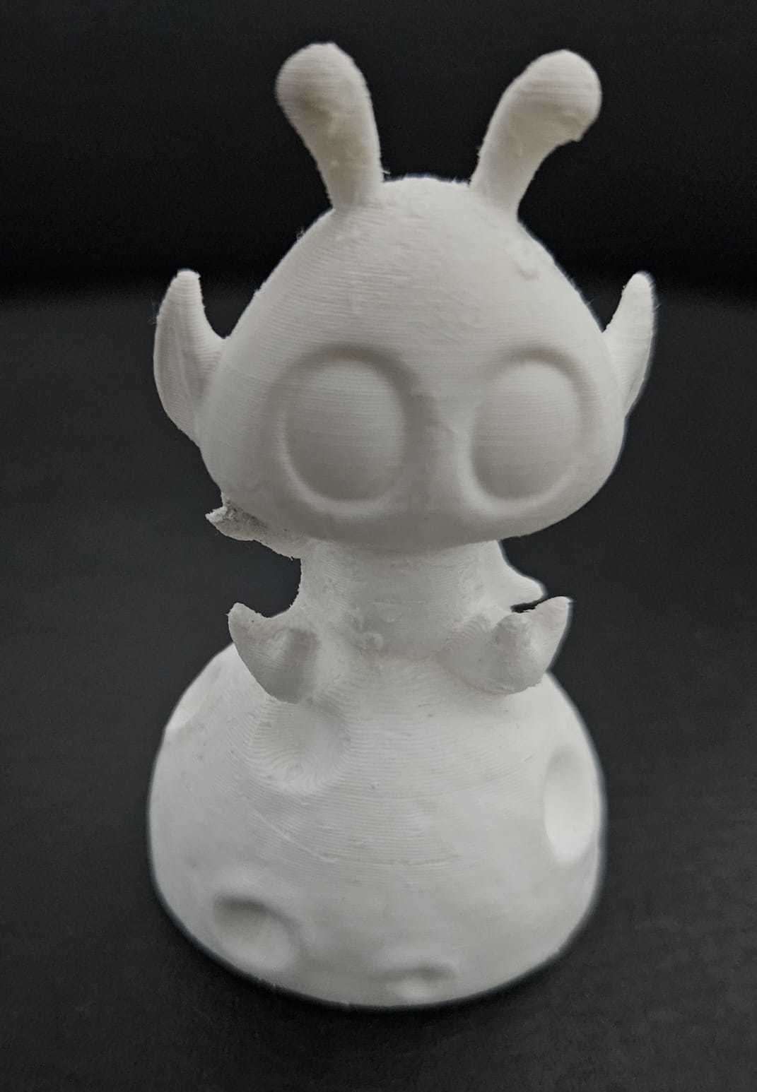 Alien on Moon 3D print model_10