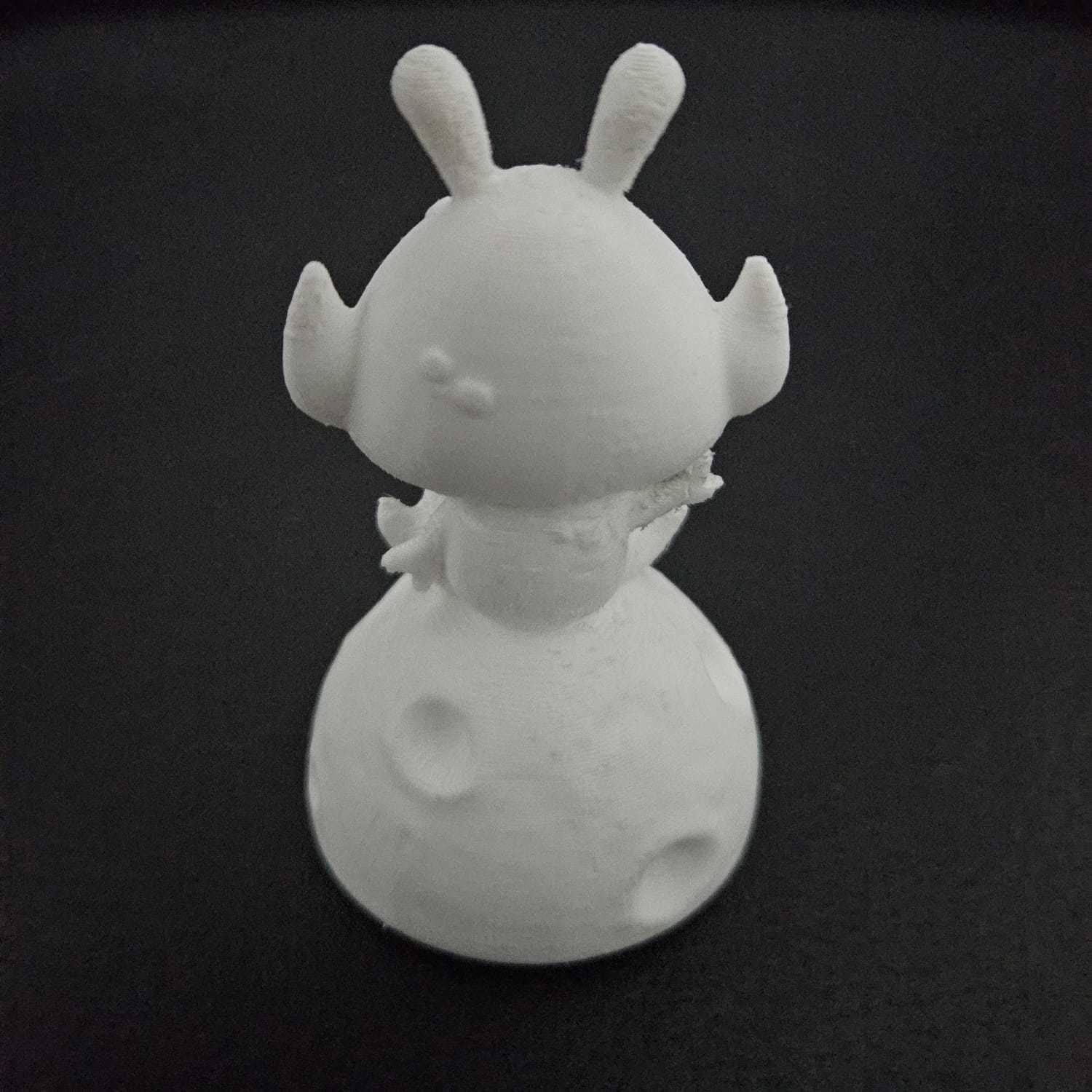 Alien on Moon 3D print model_8