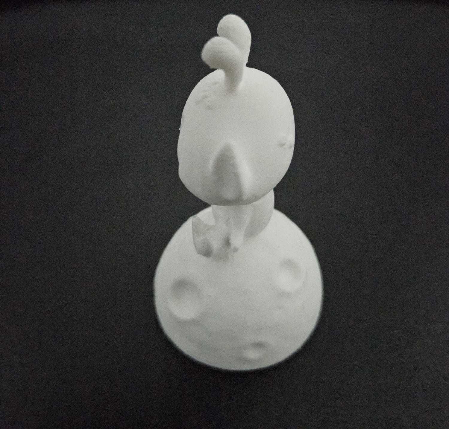 Alien on Moon 3D print model_9