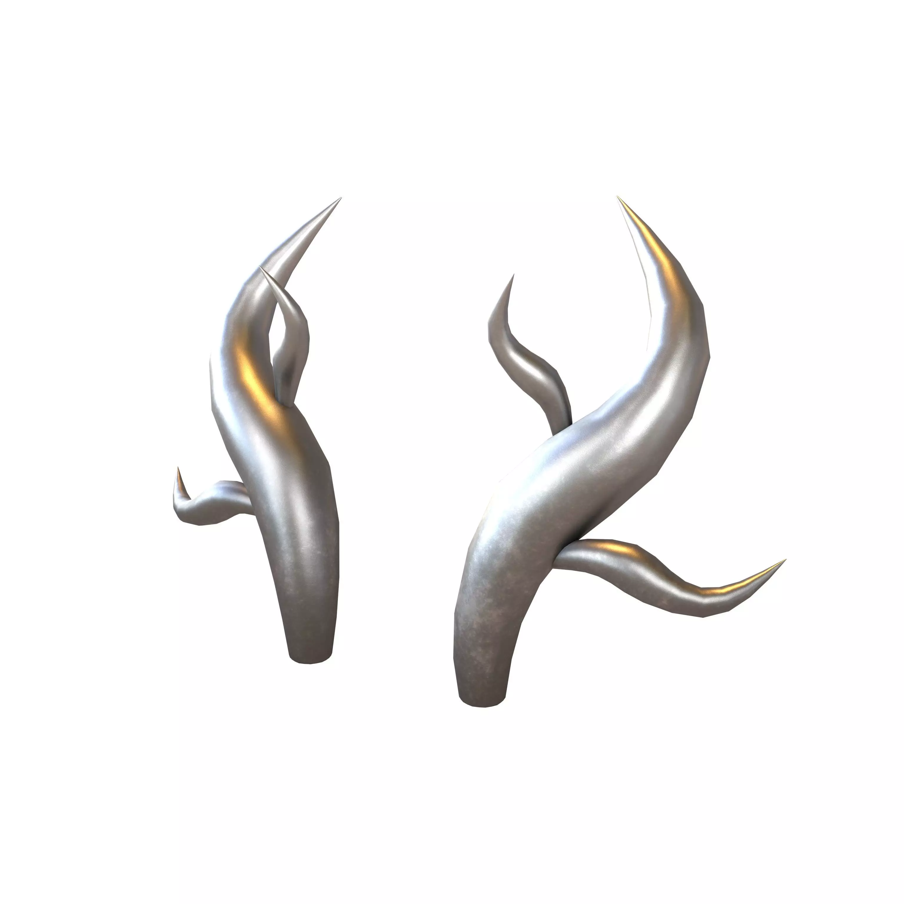 Dragon Horn v1 006 Low-poly 3D model_0