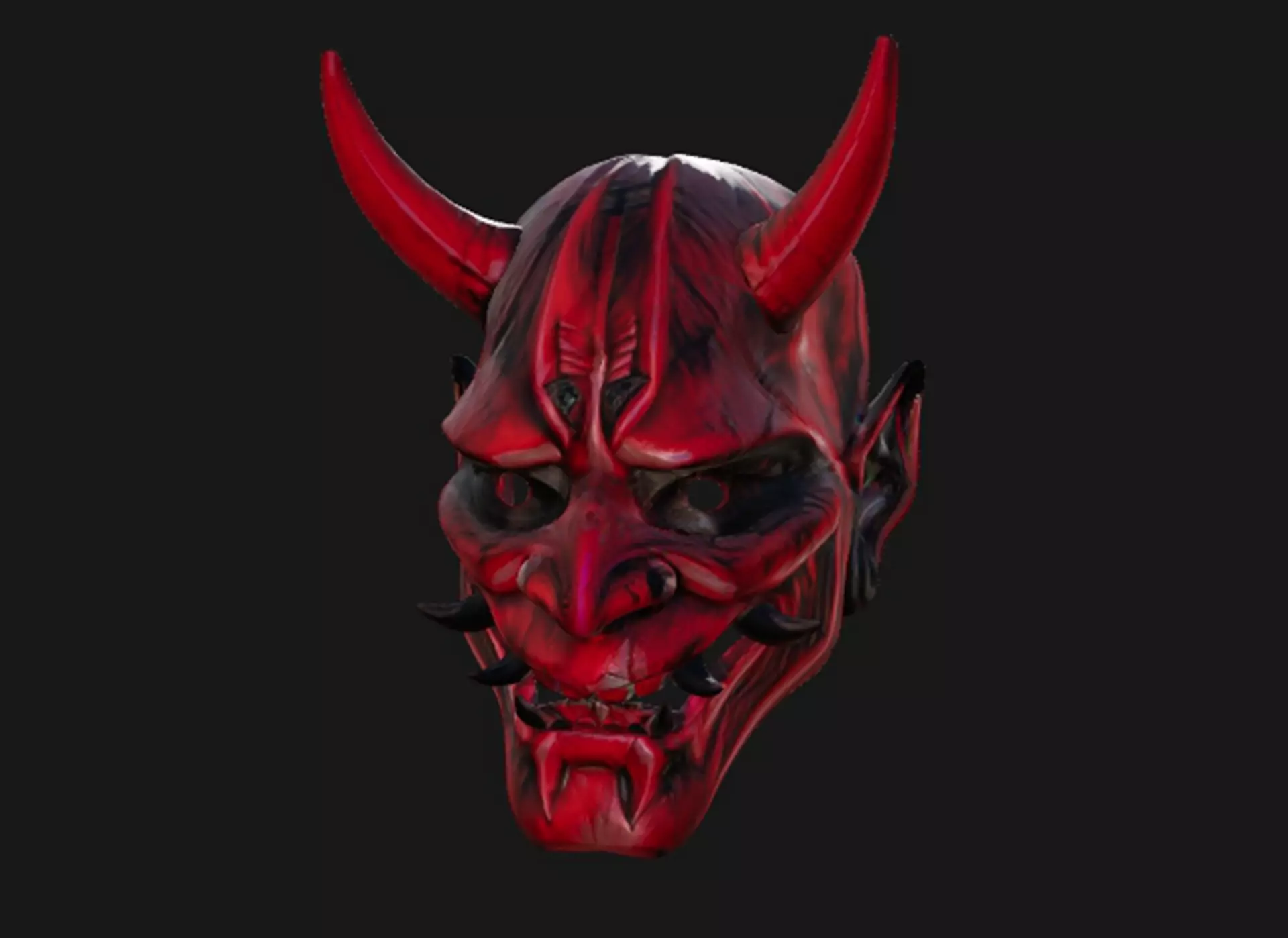 A Monster Mask 2 Low-poly 3D model_0