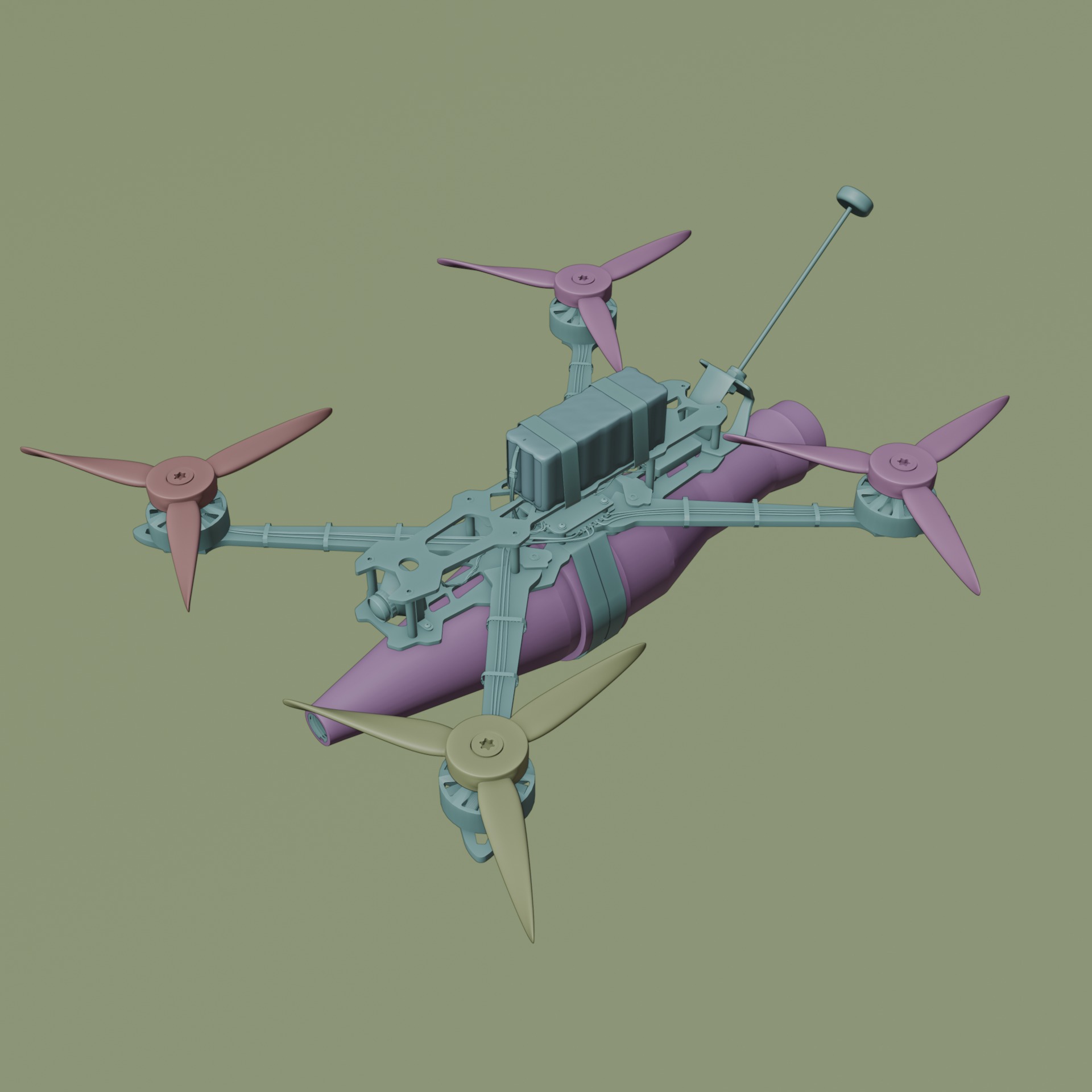 FPV KAMIKADZE  3D model_6