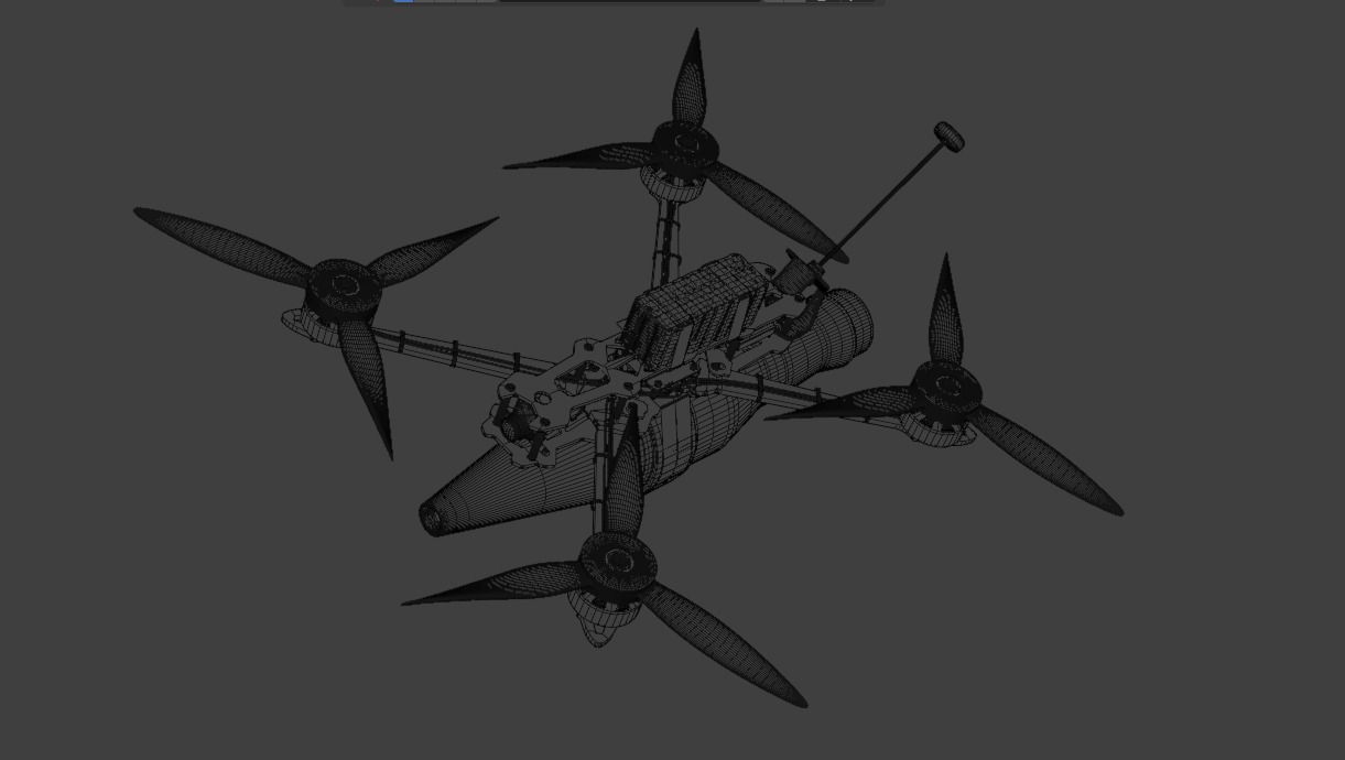 FPV KAMIKADZE  3D model_7