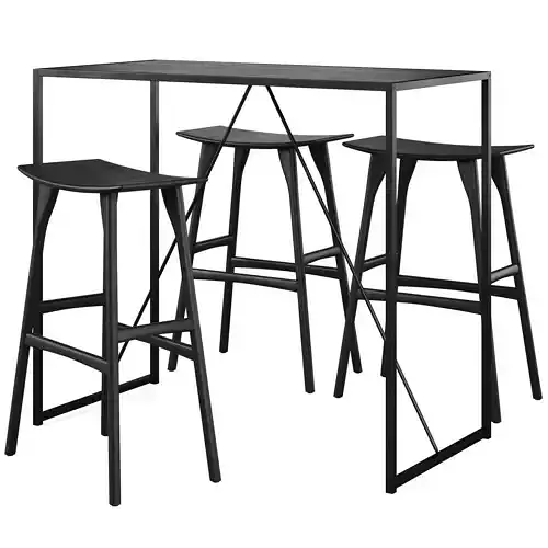 Sireine bar table and Osso stool