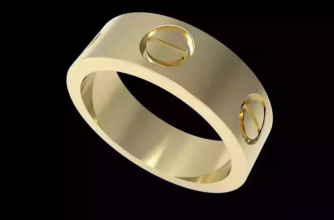 Love Ring  19 1mm 3D print model