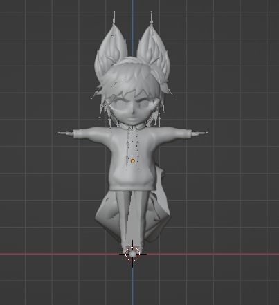 3D male chibi avatar for vrchat and vtubing  Low-poly 3D model_27