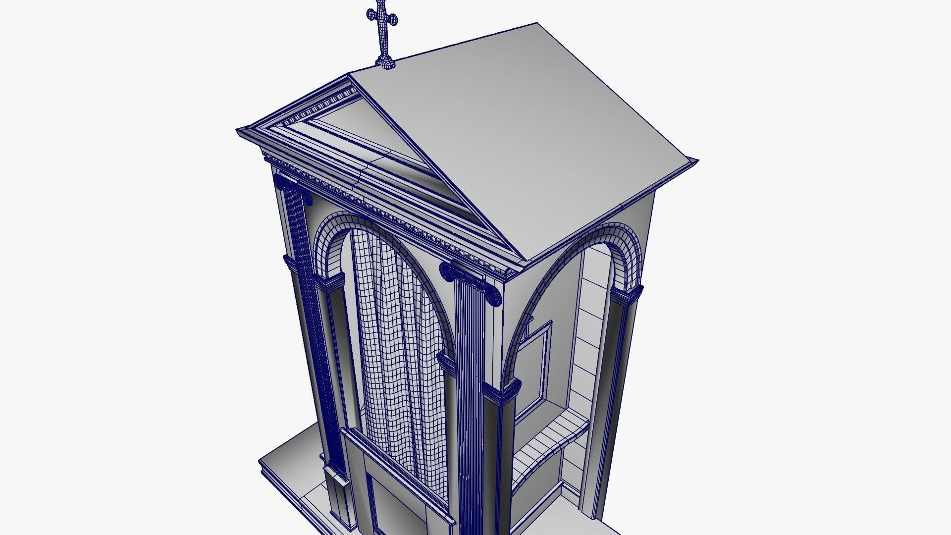 Church assets 3D model_19