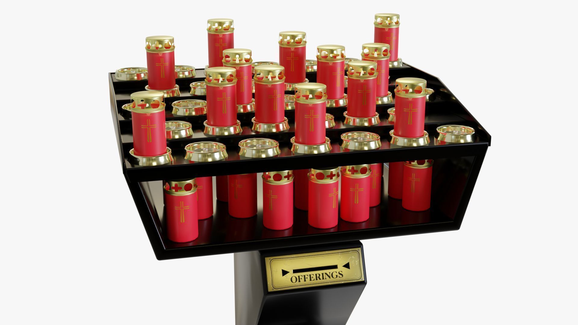 Church assets 3D model_2