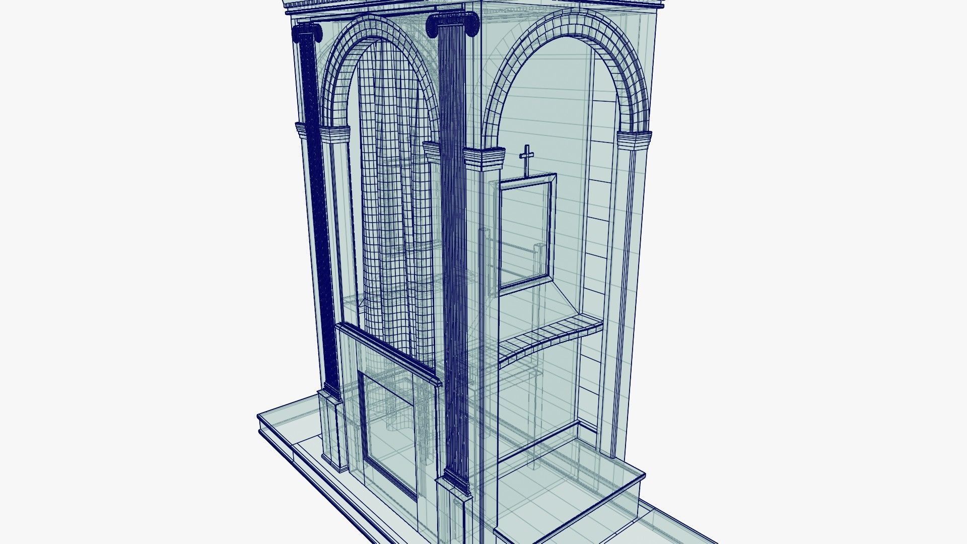 Church assets 3D model_24