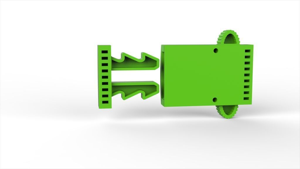  Monaco box claps lock for 11MM cuban chain LIGHT WEIGHT  3D print model_13