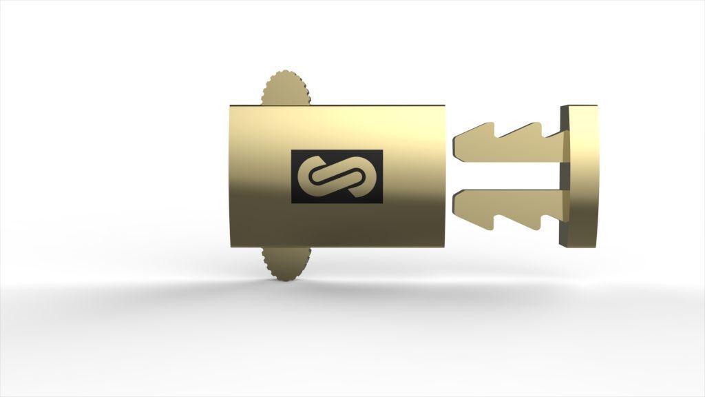  Monaco box claps lock for 11MM cuban chain LIGHT WEIGHT  3D print model_9