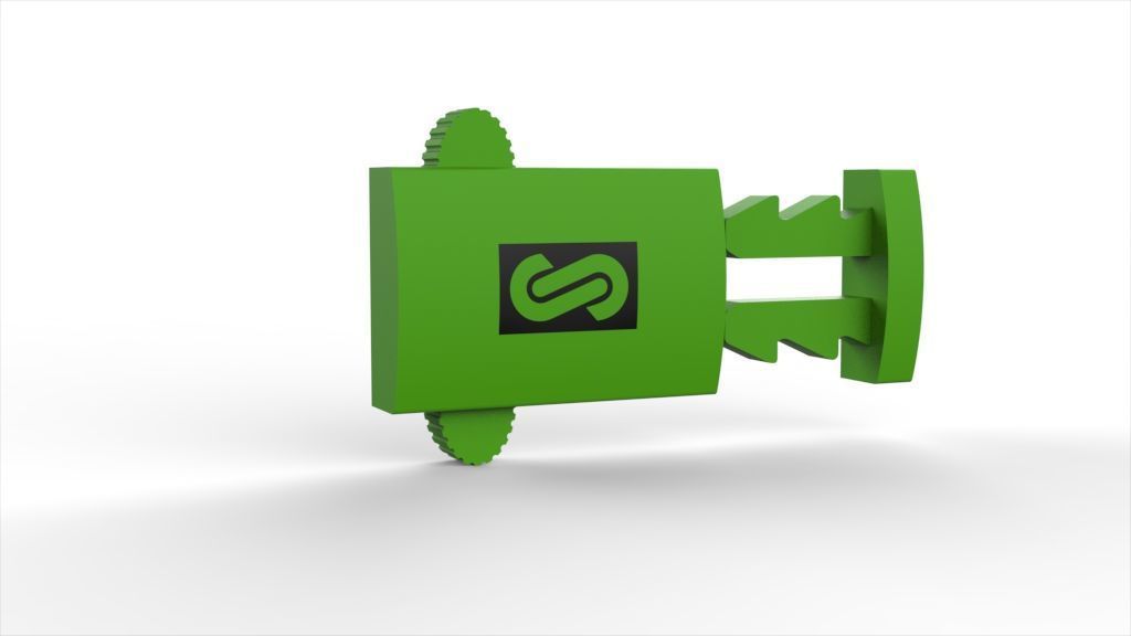  Monaco box claps lock for 11MM cuban chain LIGHT WEIGHT  3D print model_11