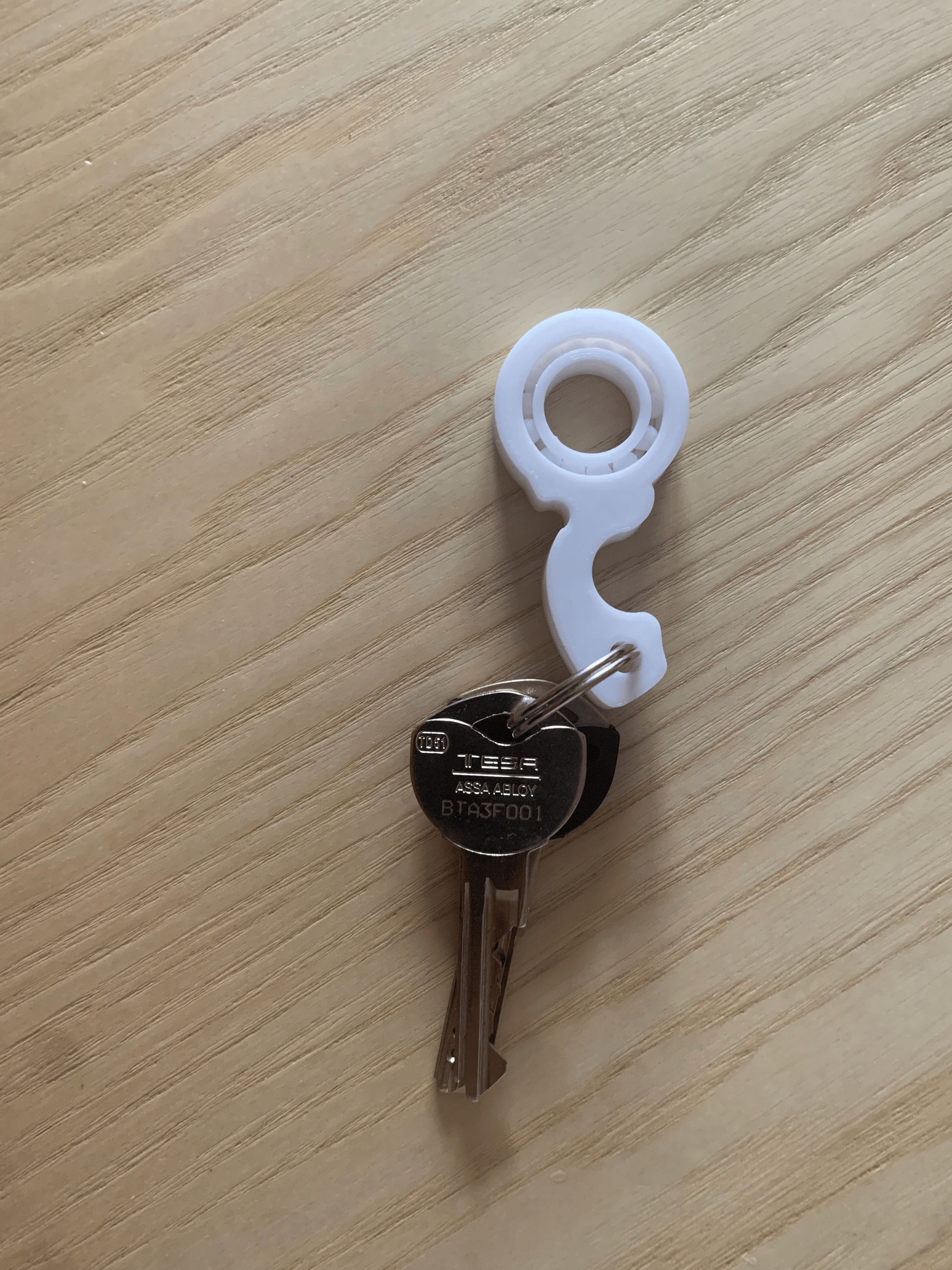 Karambit key Chain 3D print model_2