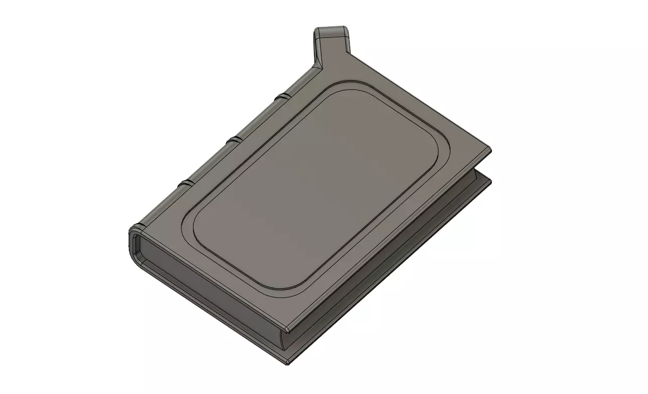 Book Keychain Free 3D print model