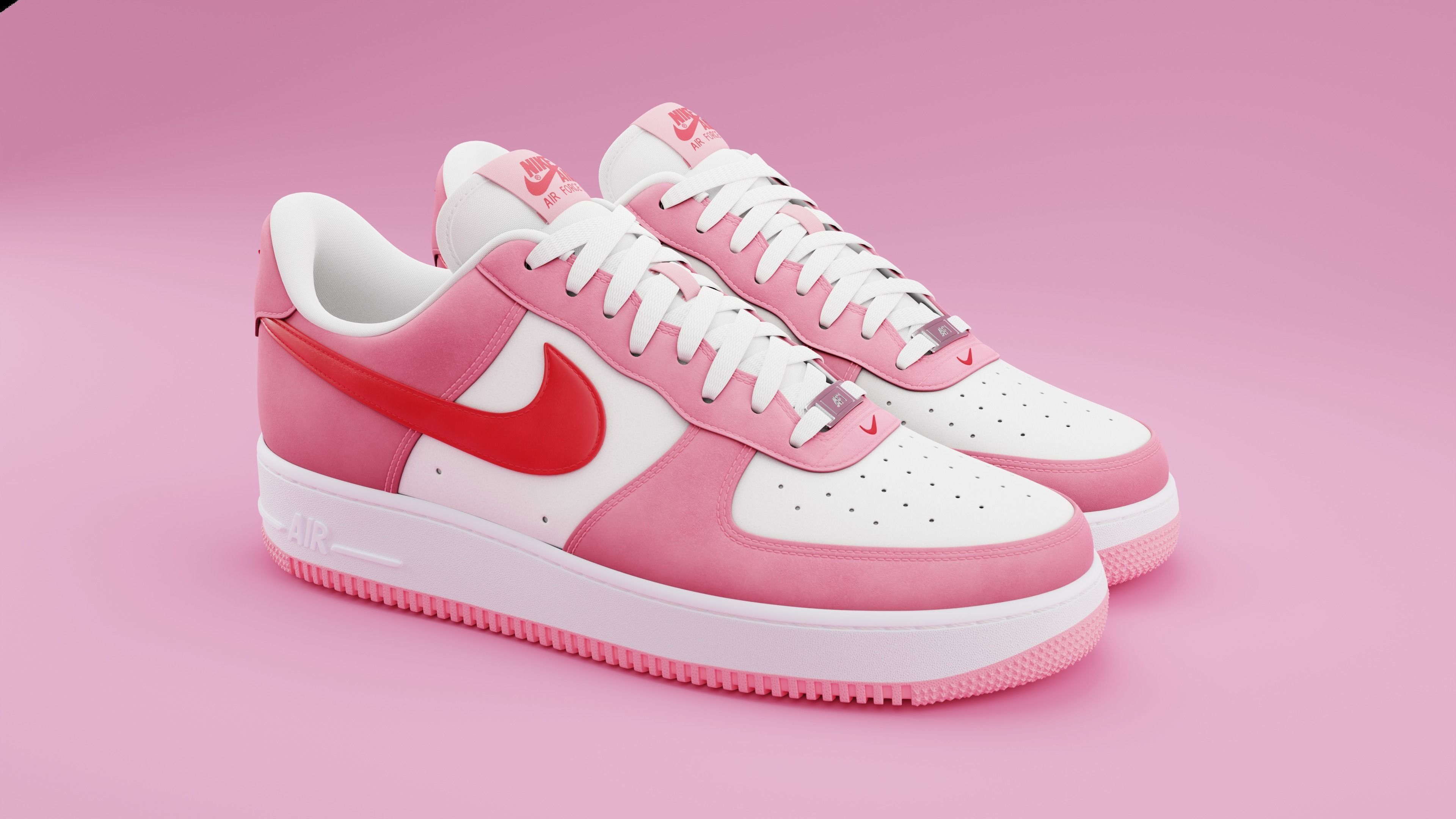 Air Force 1 Low 3D model_5