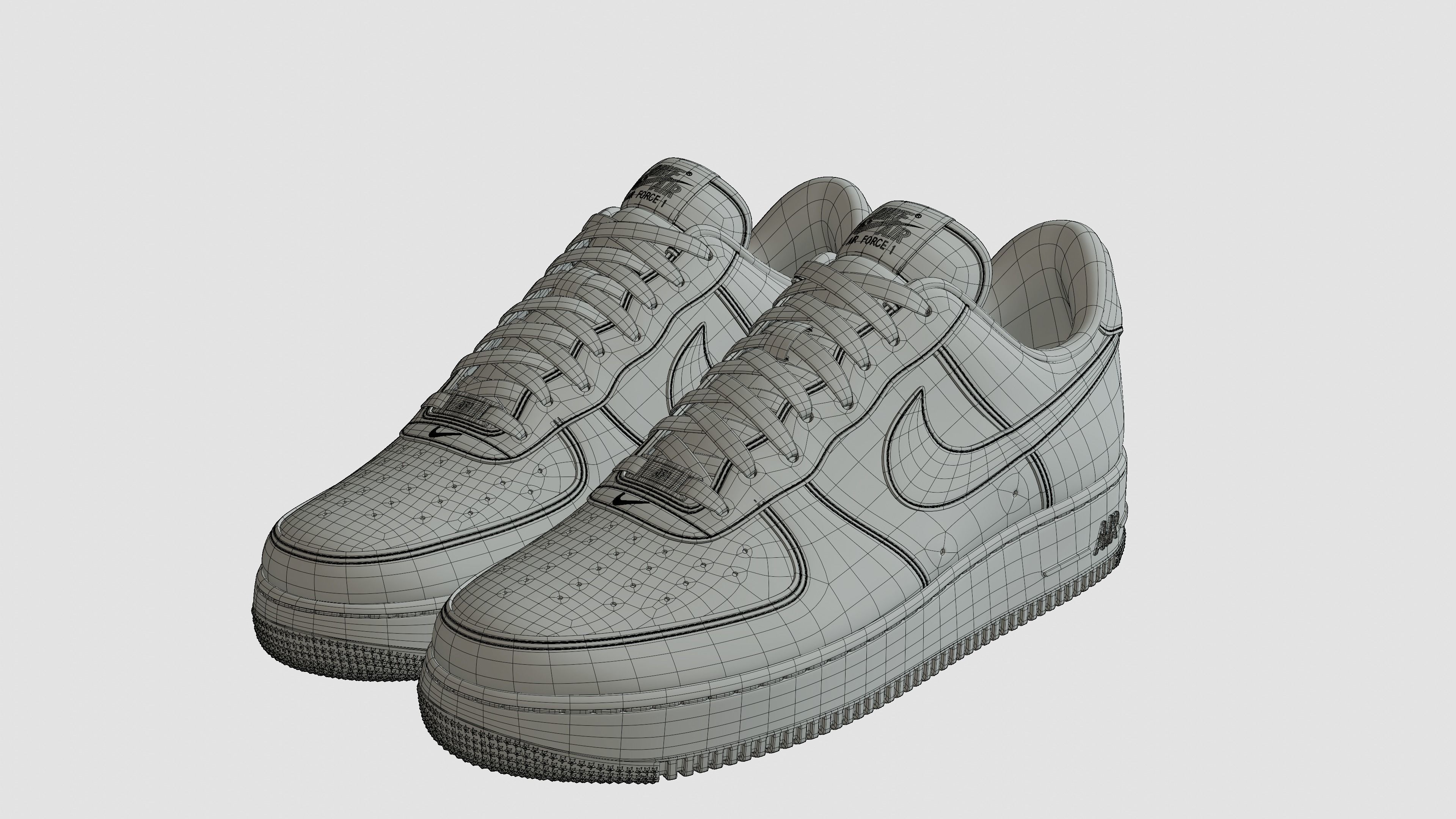 Air Force 1 Low 3D model_3
