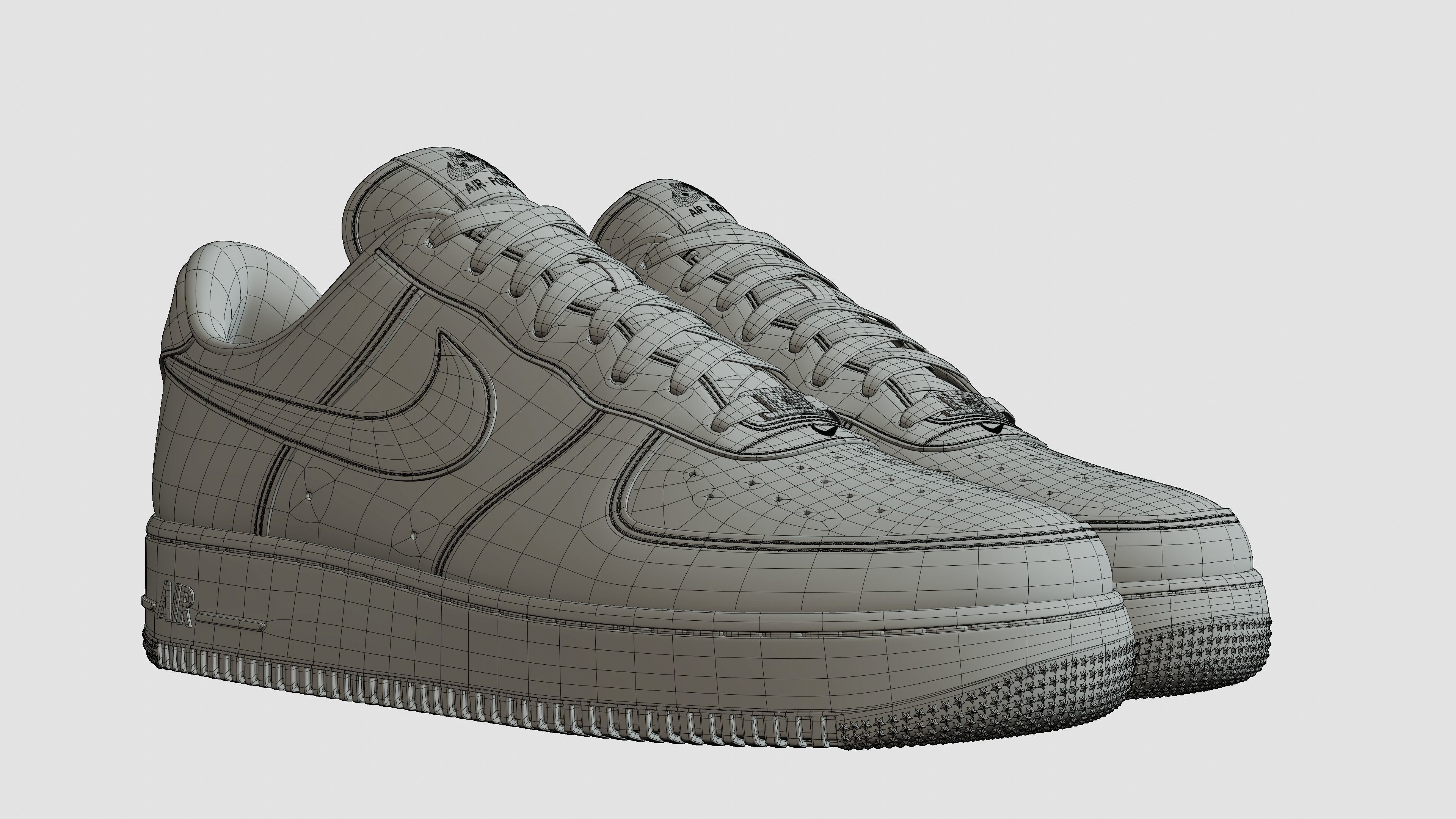 Air Force 1 Low 3D model_37