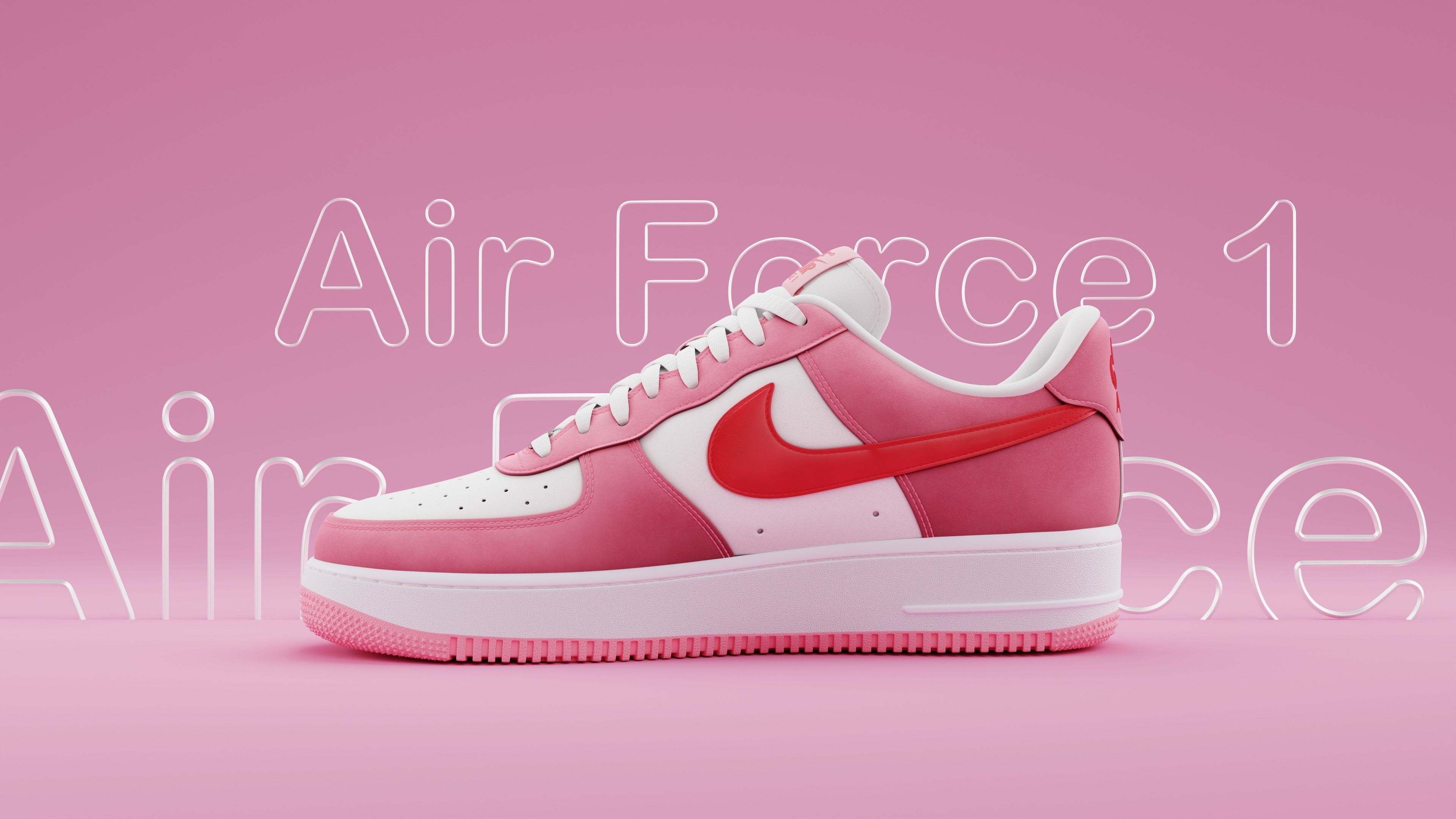 Air Force 1 Low 3D model_13