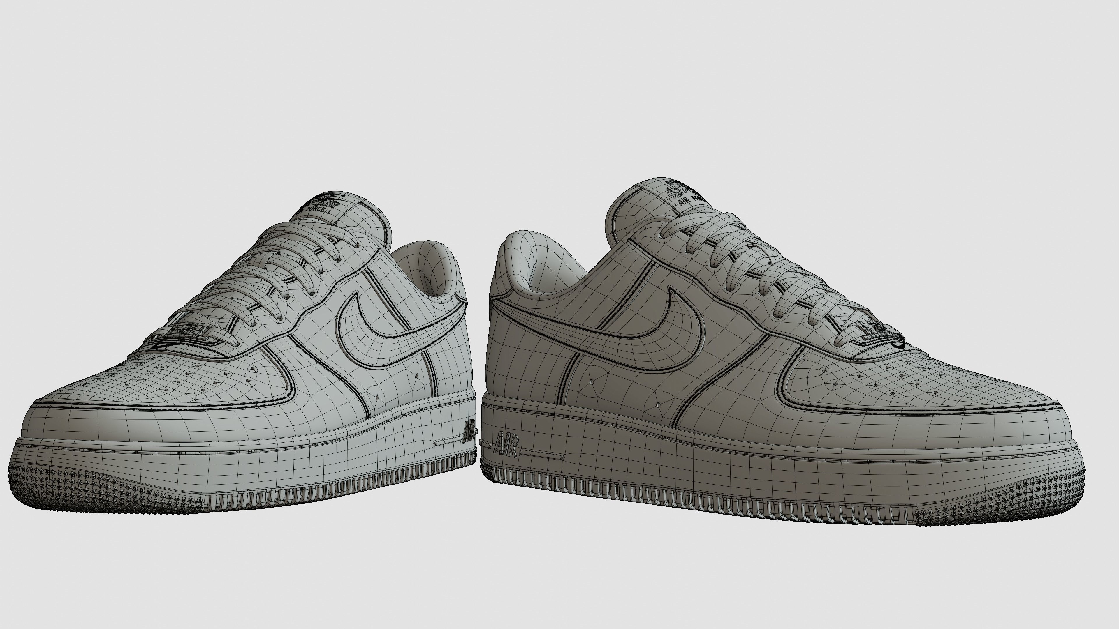 Air Force 1 Low 3D model_33