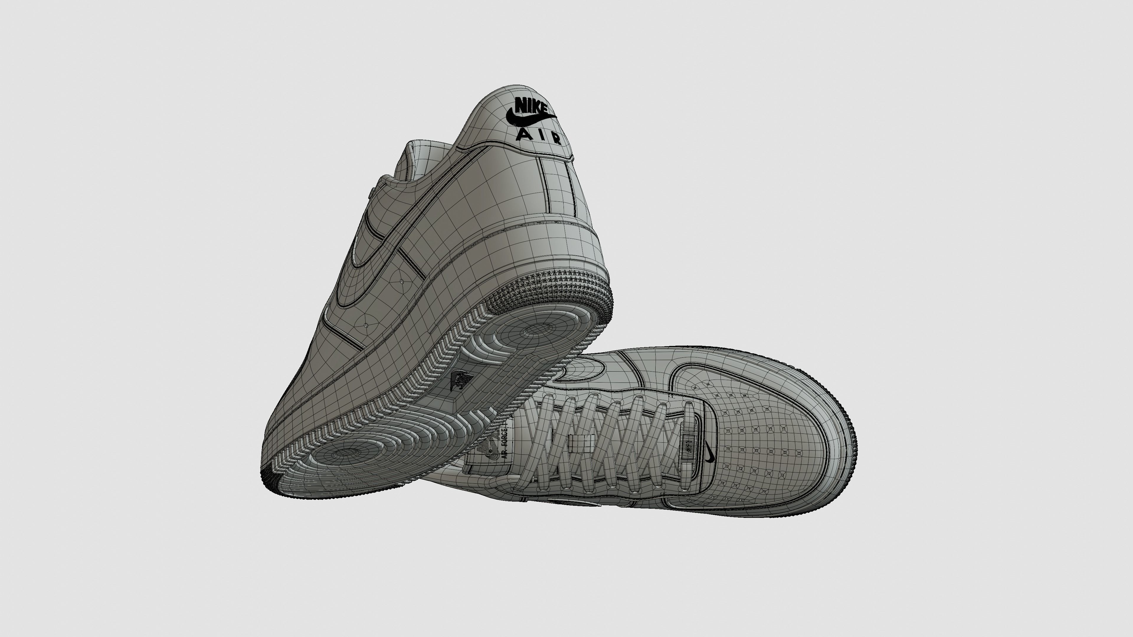 Air Force 1 Low 3D model_35