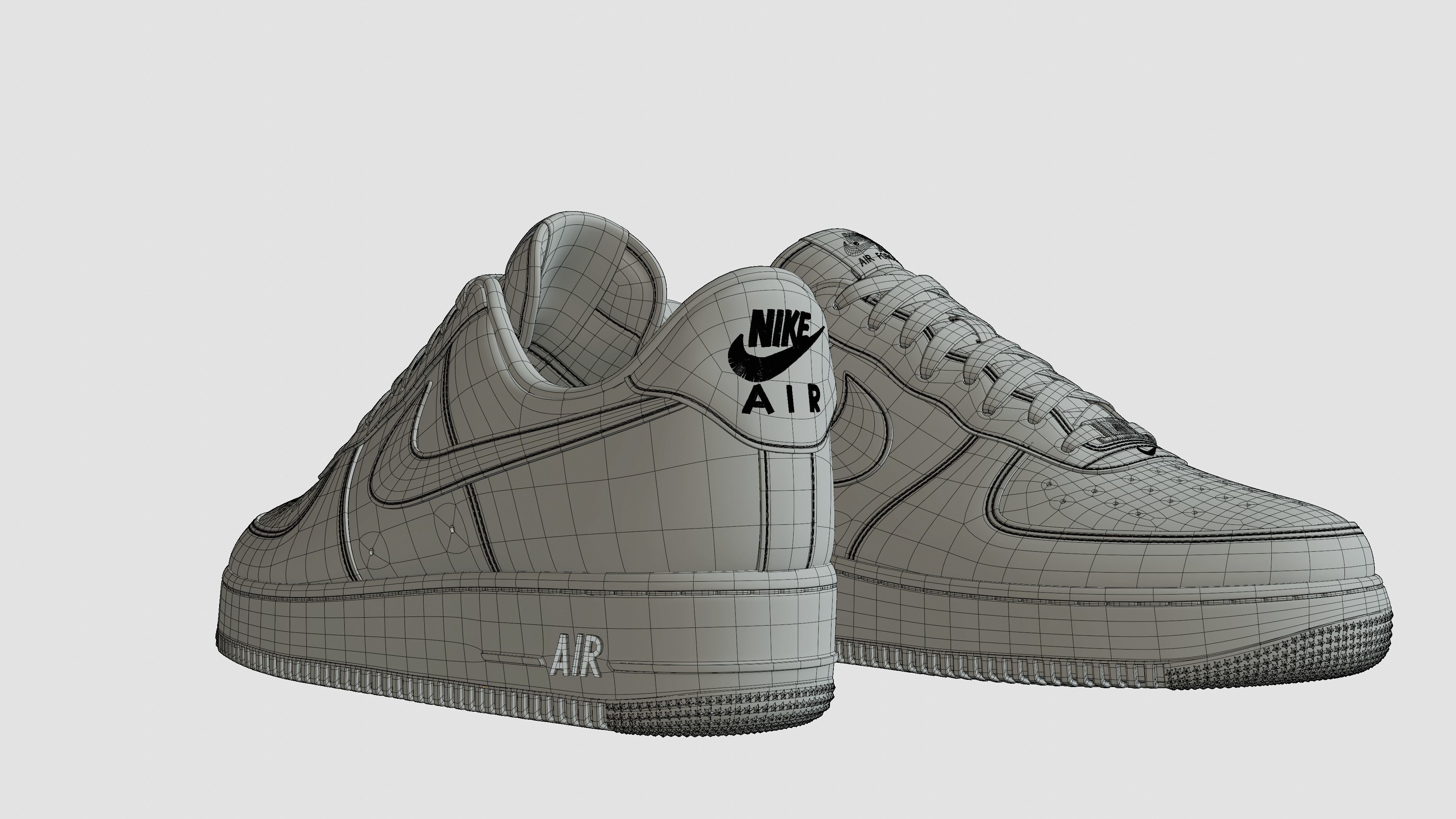 Air Force 1 Low 3D model_25