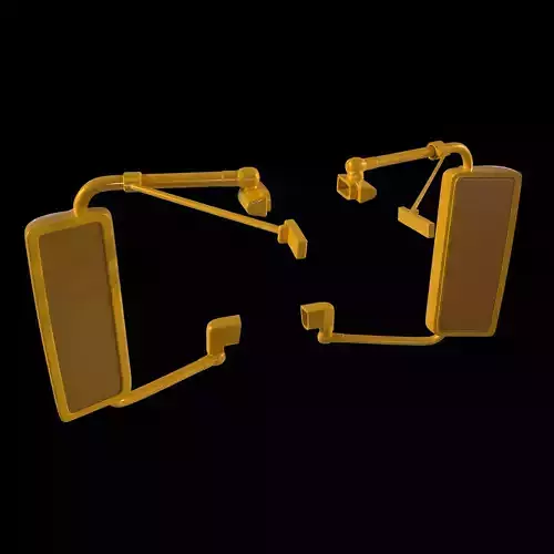VOLVO VNL TRACTOR TRUCK 2002 SIDE MIRRORS 3D print model