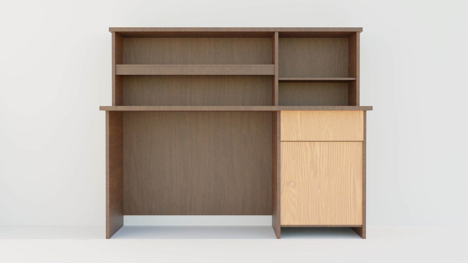 Study Desk 001 3D model_3