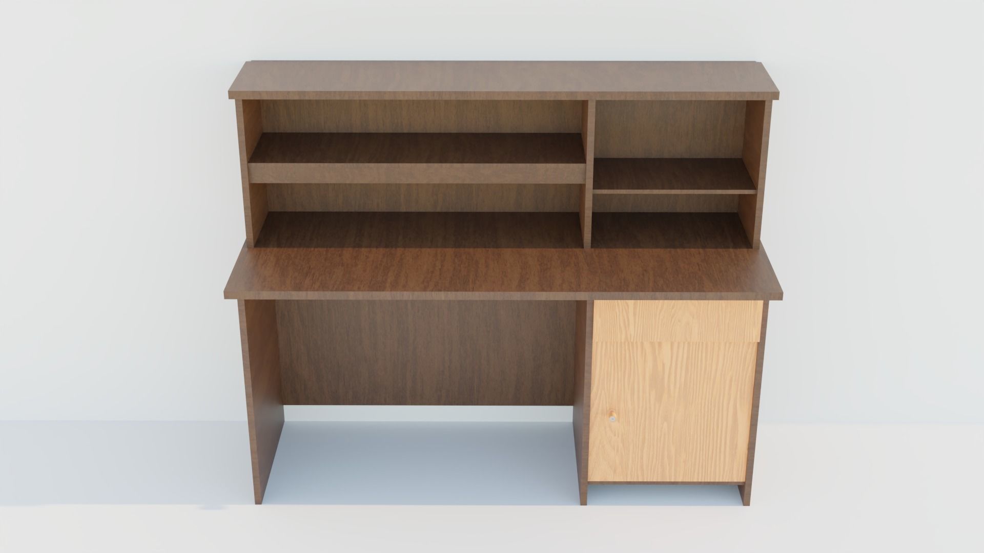 Study Desk 001 3D model_5