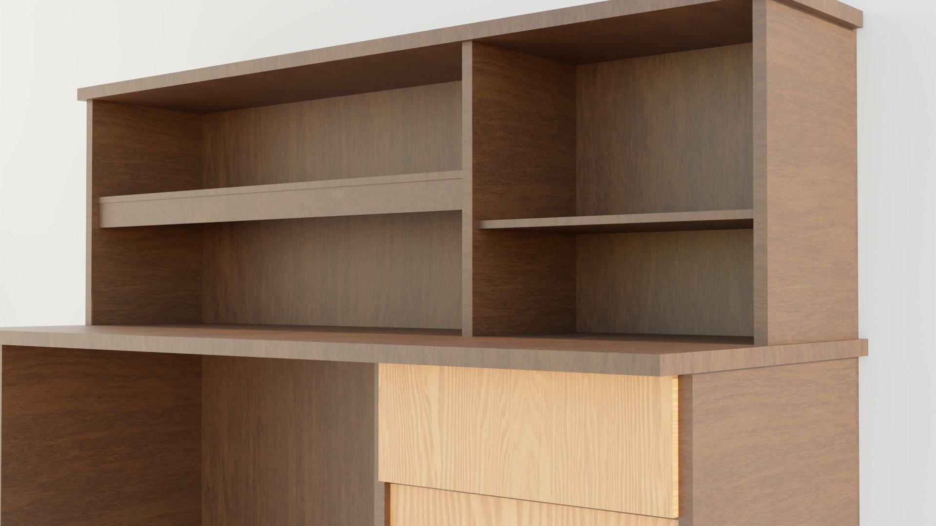 Study Desk 001 3D model_2