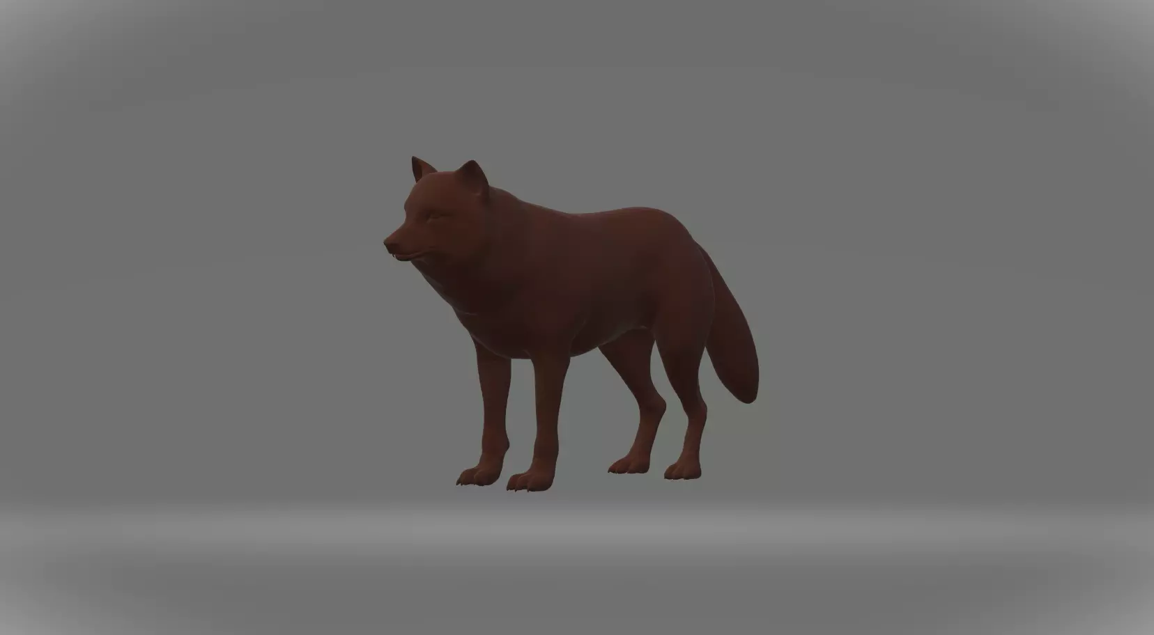 Wolf1 Free 3D print model
