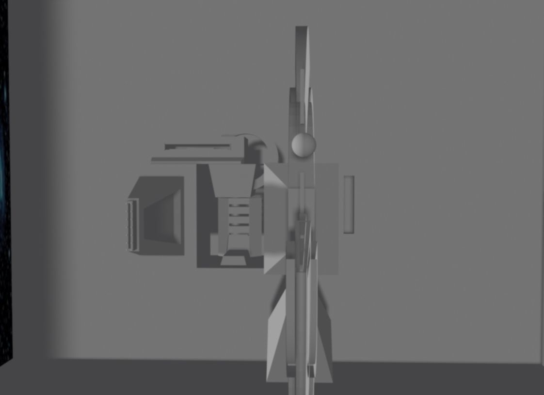 Nave Espacial Interestelar Vehicle Free low-poly 3D model_3